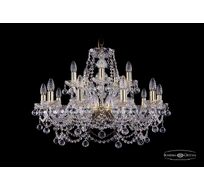 Хрустальная люстра Bohemia Ivele 1411/10+5/240 G Balls_BI