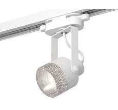 Комплект трекового однофазного светильника Ambrella light с композитным хрусталем Track System XT6601060_AMB