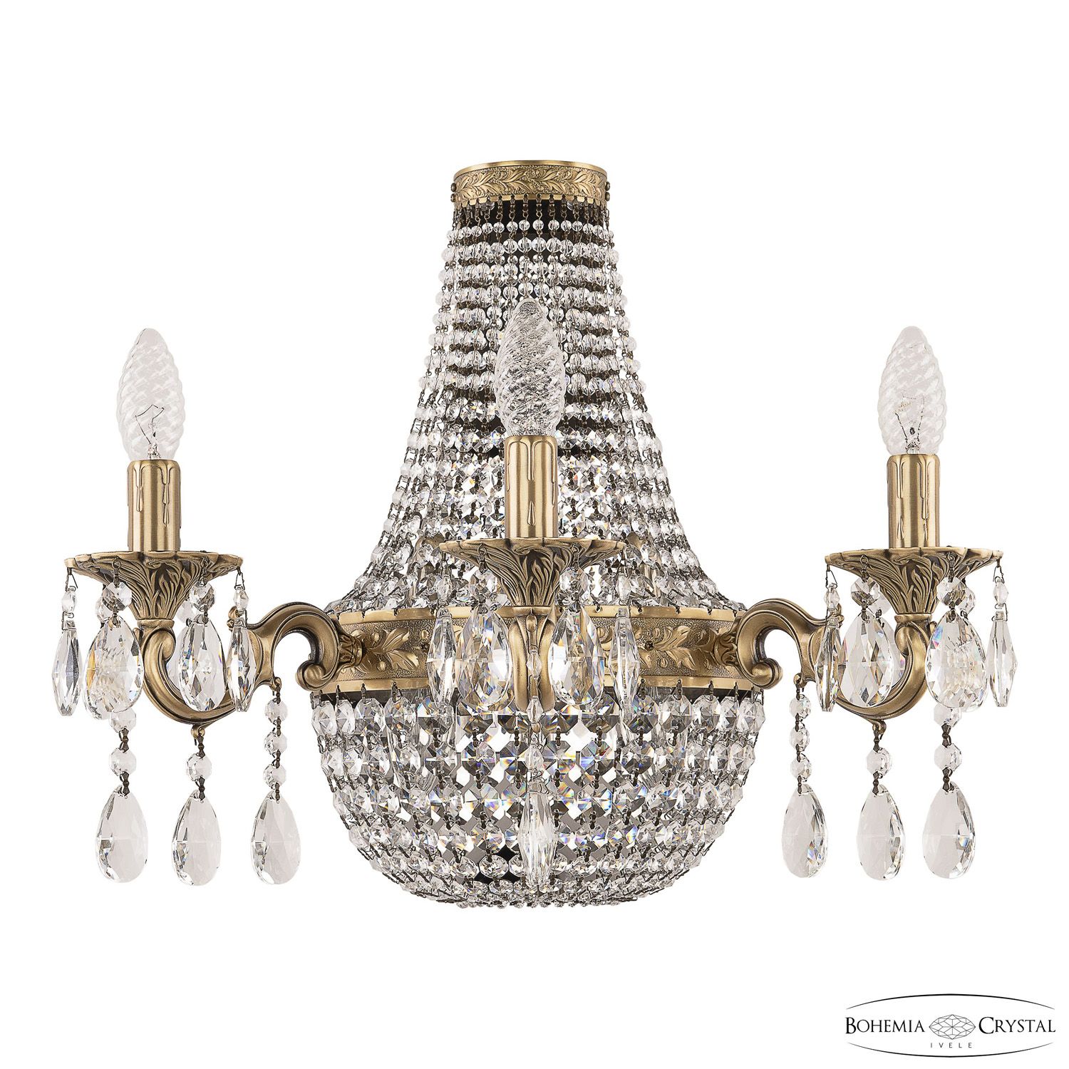 

Бра Bohemia Ivele Crystal 2211H201B/3/47IV FP, 2211H201B/3/47IV FP