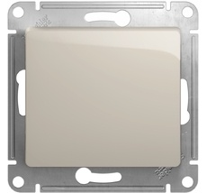 Выключатель встраиваемый одноклавишный (молочный) Systeme Electric GSL000911