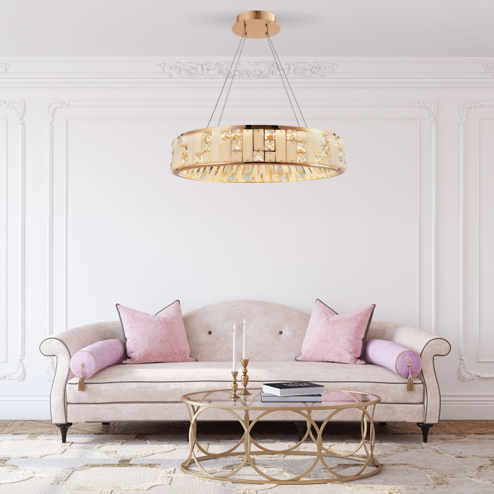 Подвесная люстра хрустальная светодиодная Bogate's 90373/1_EU