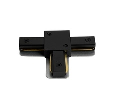 Коннектор Т-образный однофазный для шинопровода черный Feron 51896_FR