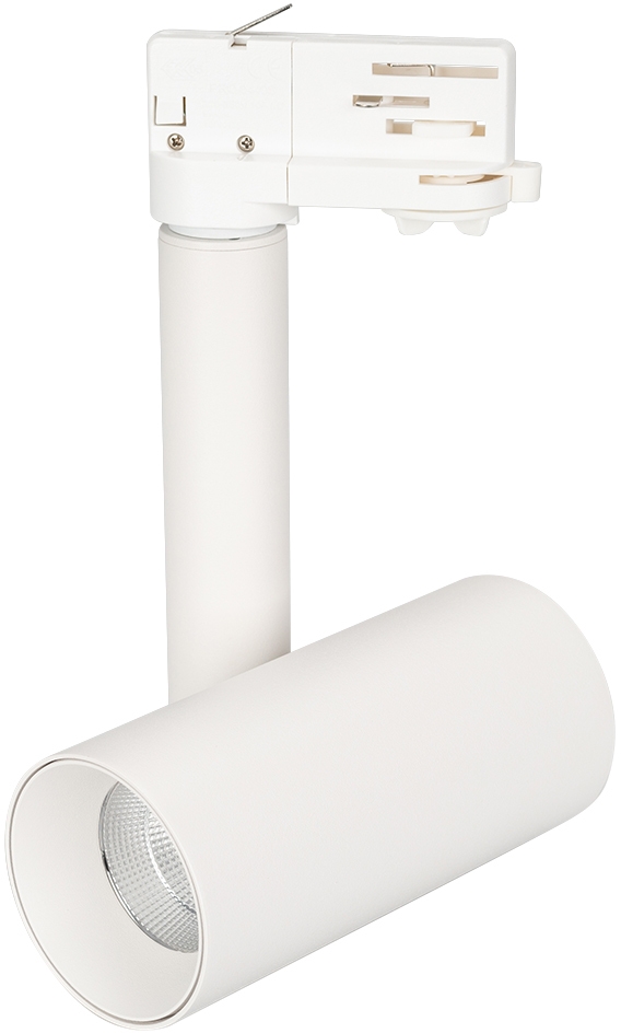 Трековый светильник LED трехфазный 220V SP-POLO-TRACK-PIPE-R65-8W Day4000 (WH-WH, 40 deg) (IP20 Металл) Arlight 027486_ARL