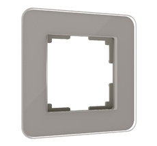 Рамка из стекла на 1 пост Elite дымчатый Werkel a057874_WR