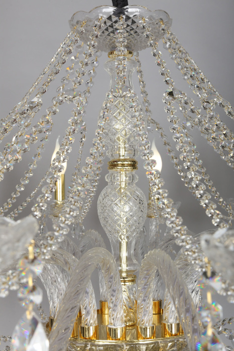 Большая люстра хрустальная Omnilux OML-70003-16