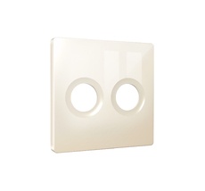 Лицевая панель ALFA для TV двойной розетки QUANT Ambrella Volt AP3133_AMB