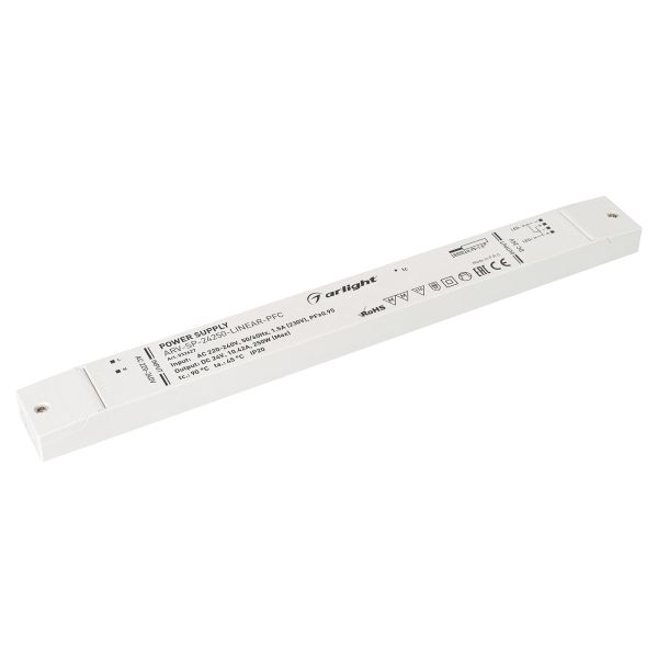 Блок питания ARV-SP-24250-LINEAR-PFC (24V, 10.42A, 250W 032627, цвет белый