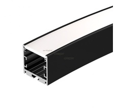 Профиль SL-ARC-3535-D1500-A45 BLACK (590мм, дуга 1 из 8) 025522_ARL