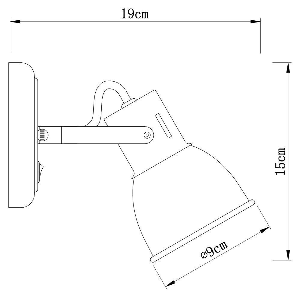 Спот ArteLamp JOVI A1677AP-1WH