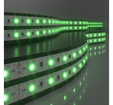 Лента светодиодная 24V 14,4W 60Led 5050 IP20 зелёный, 5м a052971_ES