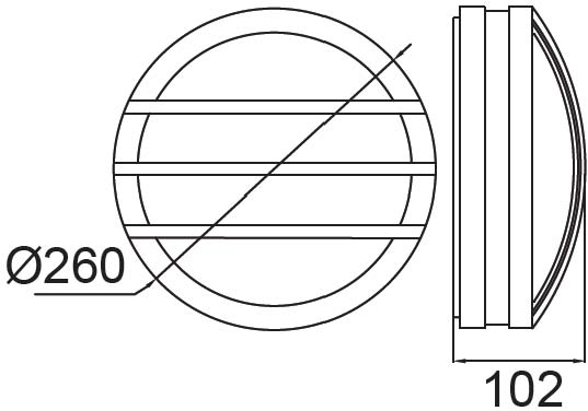 Потолочный светильник уличный IP54 Oasis Light 3361 Gr_OL