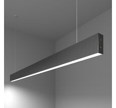 Подвесной светильник Elektrostandard Линейный светодиодный односторонний 128см 25Вт 6500К черная шагрень Grand a042953_ES