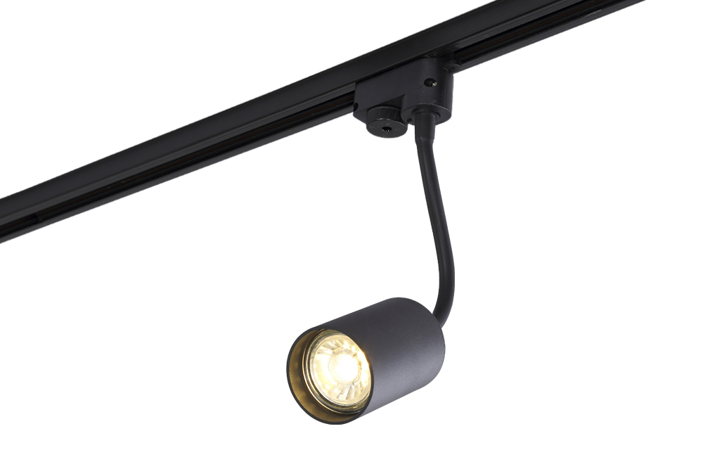 Светильник трековый однофазный Crystallux CLT 0.31 012 BL_CR