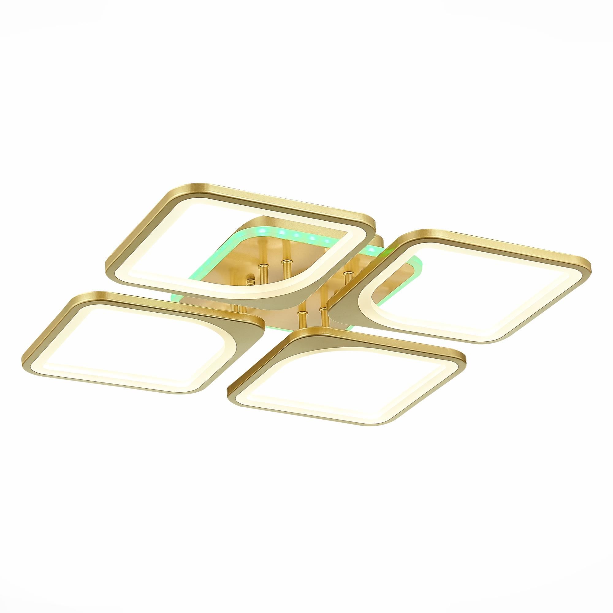 

Потолочная люстра Evoled с пультом ДУ и RGB подсветкой VALENTA SLE500422-04RGB, SLE500422-04RGB