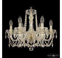 Хрустальная люстра Bohemia Ivele Crystal 5402/6/165 G Clear/M-1F_BI