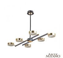 Подвесная люстра на штанге Arte Milano Ferrara 271279/6L NI/GD
