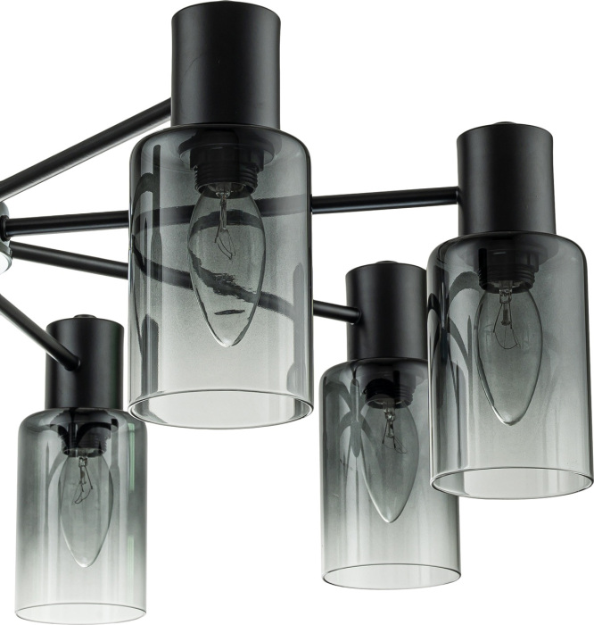 Потолочная люстра на штанге Diversity Escada 2120/8P Black_ESC