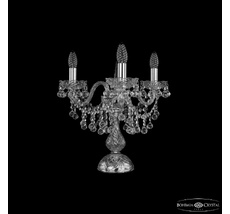 Настольная лампа Bohemia Ivele Crystal 1409L/3/141-39 Ni_BI