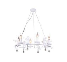 Подвесная люстра для детской с ангелами Escada 10169/6_ESC