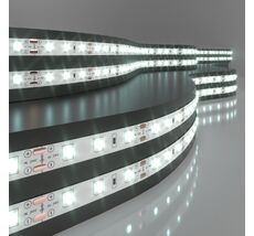 Лента светодиодная 24V 4,8W 60Led 2835 IP20 холодный белый, 5м a052955_ES