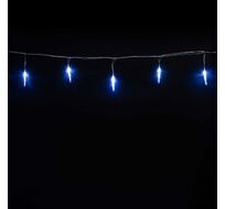Гирлянда Сосульки 4м Белые 9см 24В, 16LED, Провод Прозрачный ПВХ, IP54 IC9.16-10-1W