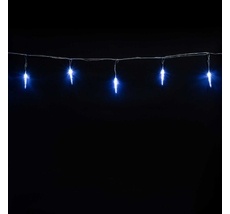 Гирлянда Сосульки 4м Белые 9см 24В, 16LED, Провод Прозрачный ПВХ, IP54 IC9.16-10-1W