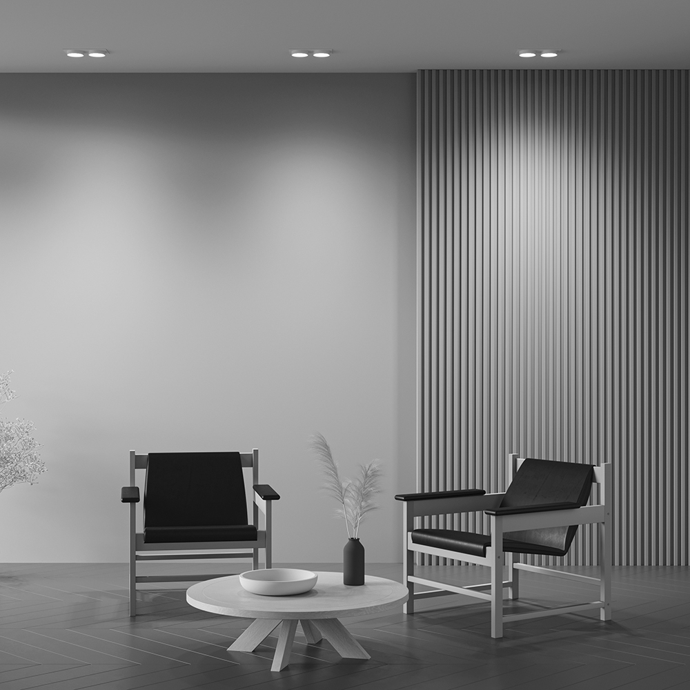 Встраиваемый светильник Maytoni Hoop DL086-02-GX53-SQ-W_MY