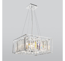 Люстра подвесная длиной 50 см хрустальная 312/6 Bogate's 312/6 Strotskis Smart_EU