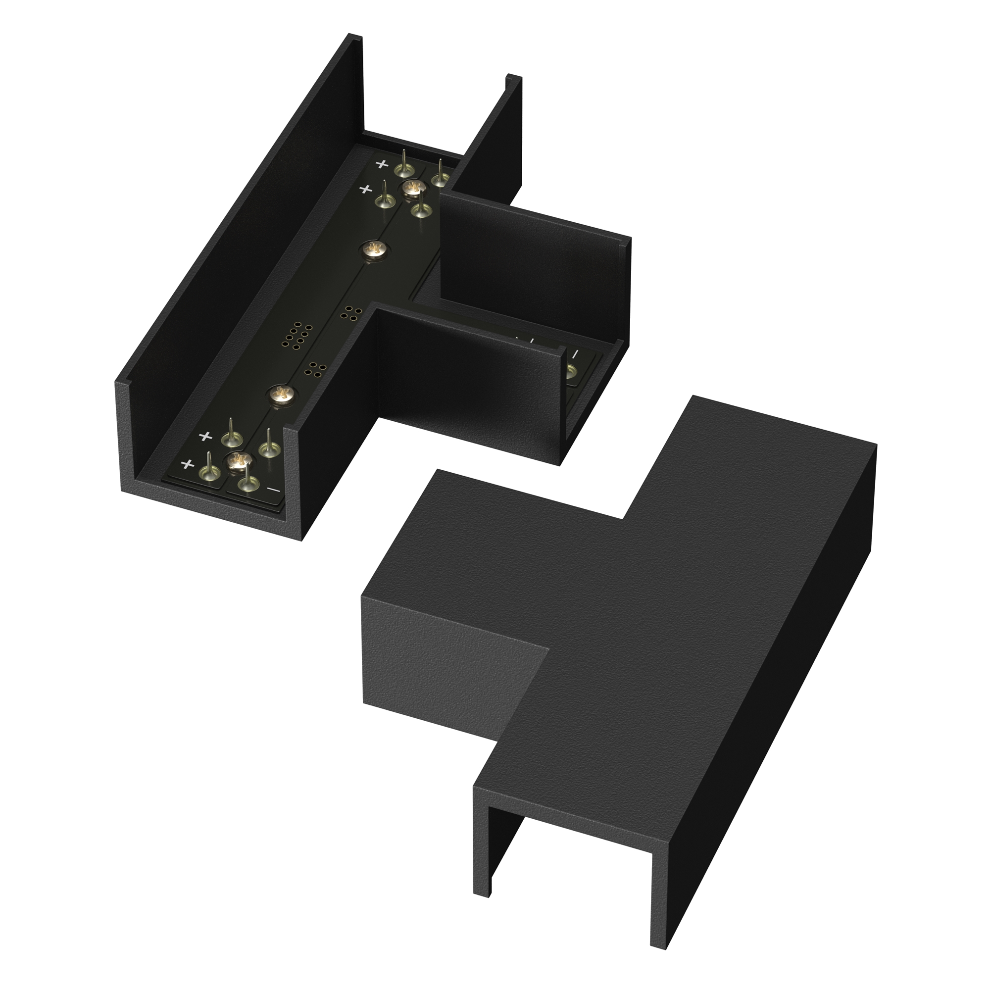 Коннектор питания Т-образный Maytoni Technical Elasity TRA160CT-11B_MY