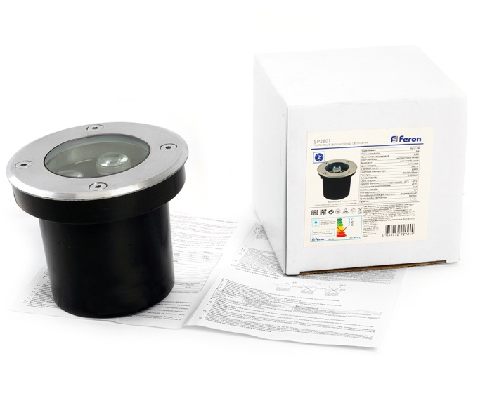 Встраиваемый светодиодный IP67 светильник (грунтовый) Feron 48452_FR