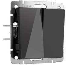 Выключатель двухклавишный проходной Werkel a064039_WR