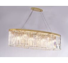 Подвесная люстра NewPort 10119+7/S gold_NP