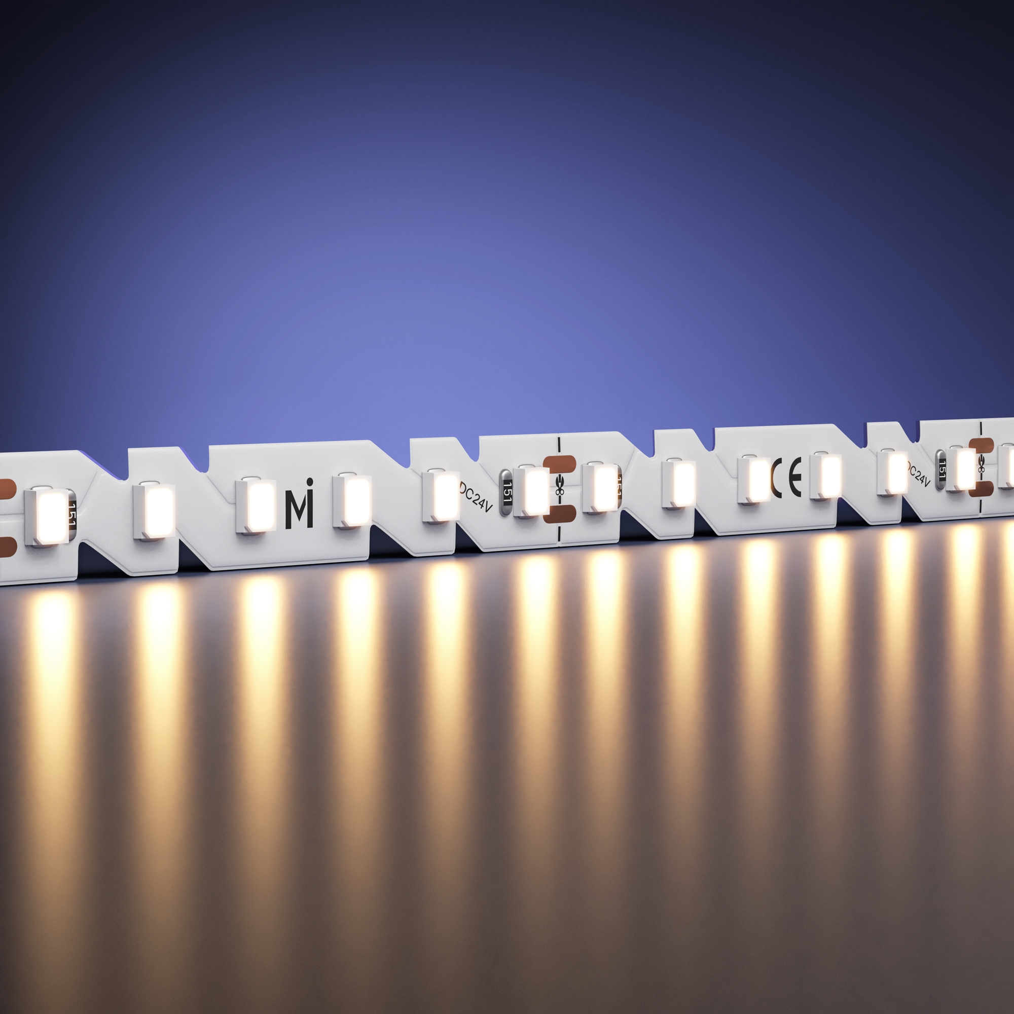 Светодиодная лента 24В 2835 9,6Вт/м 3000К 5м IP20 Maytoni 201137_MY