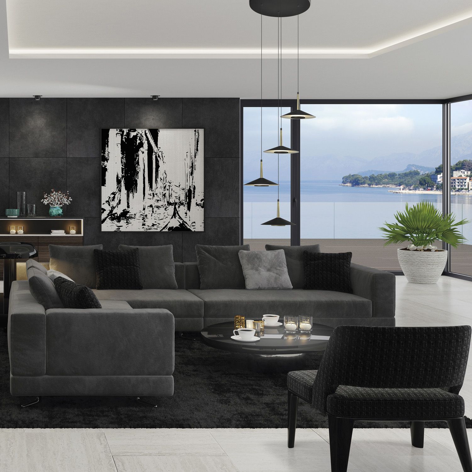 Подвесной светильник Mantra Orion 7476_MN