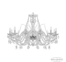 Хрустальная люстра Bohemia Ivele Crystal 105/12/360 Ni_BI