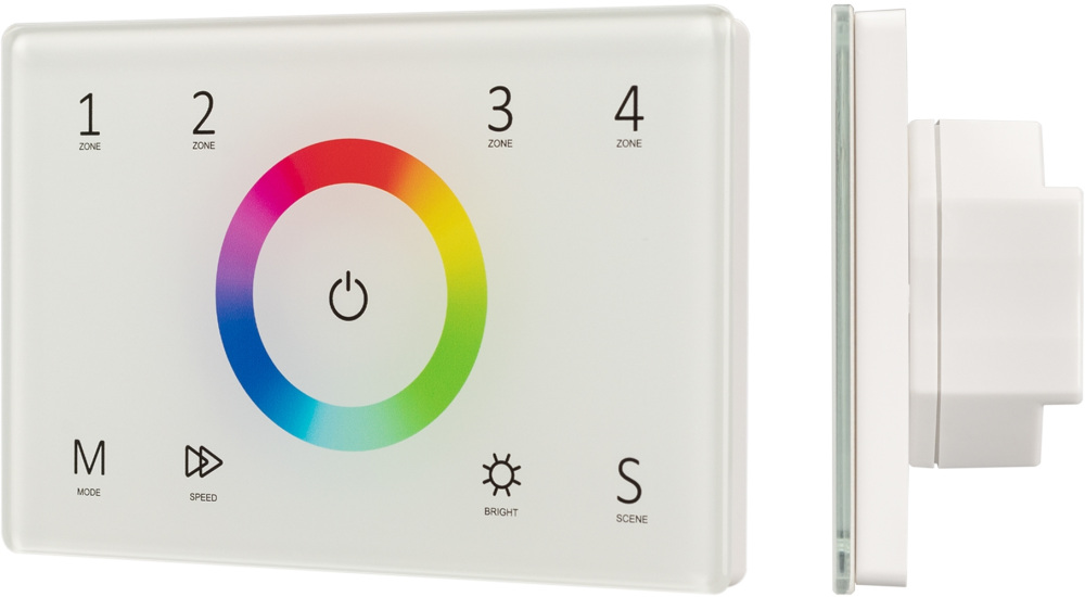 Панель Sens SMART-P83-RGB White (230V, 4 зоны, 2.4G) ( Arlight 028402_ARL