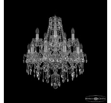 Хрустальная люстра Bohemia Ivele Crystal 1415/10+5/200/2d Ni_BI