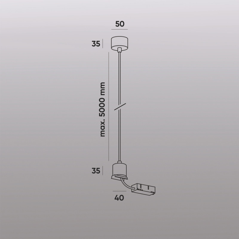 Подвод питания Denkirs SMART BASE TR2124-WH