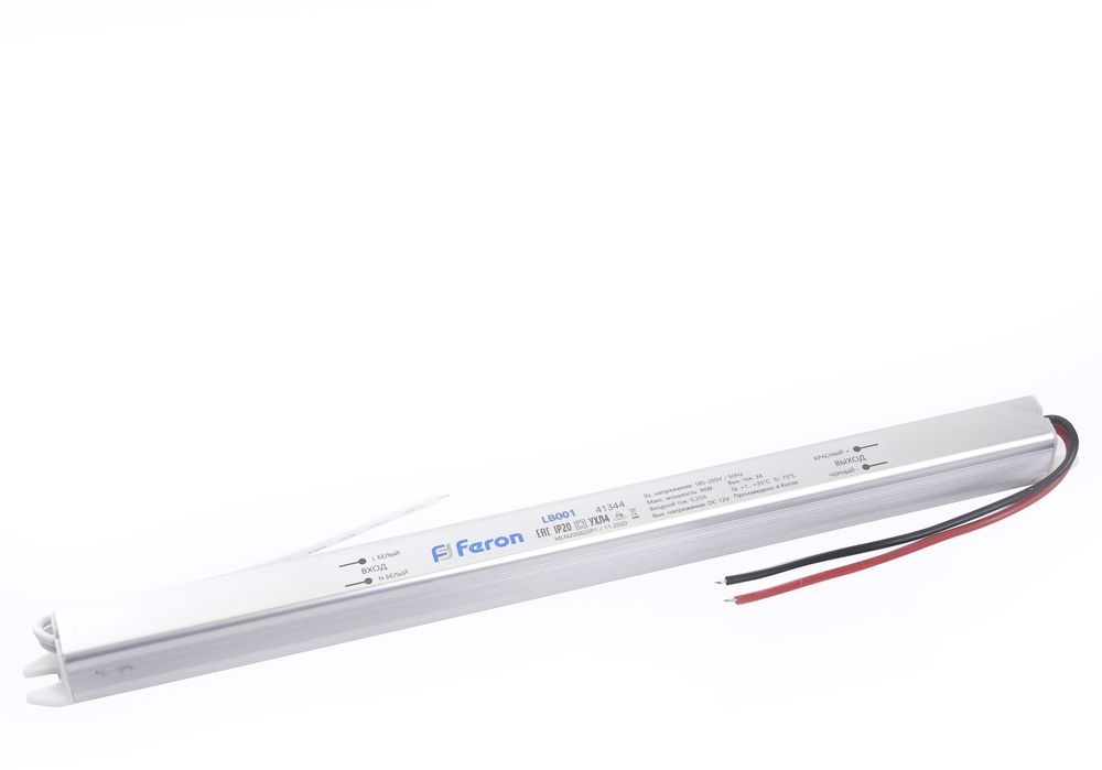 Трансформатор электронный для светодиодной ленты 48W 12V (драйвер), LB001 41344 Feron 41344_FR