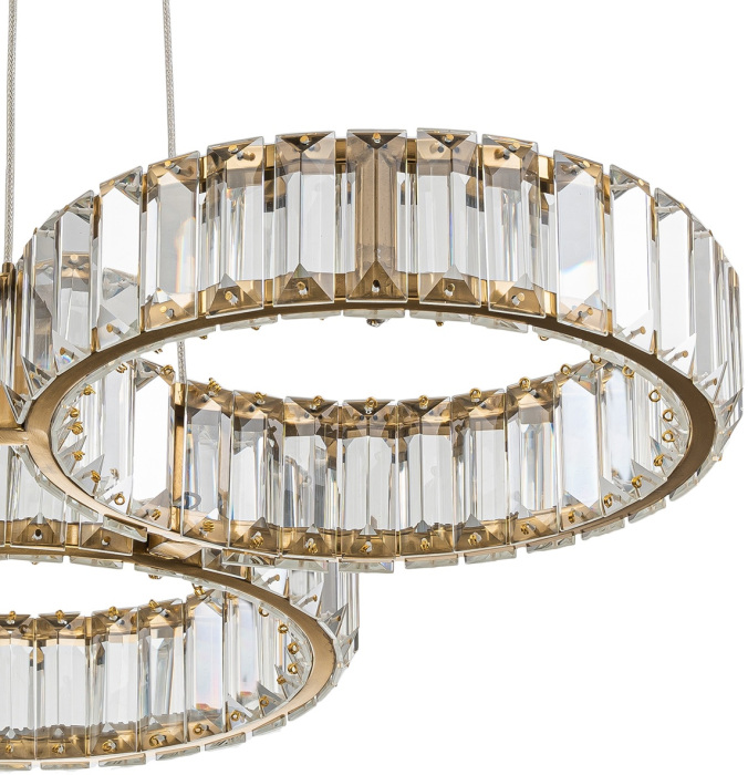 Подвесная люстра светодиодная (12036/3P Brass) Indigo V000073L