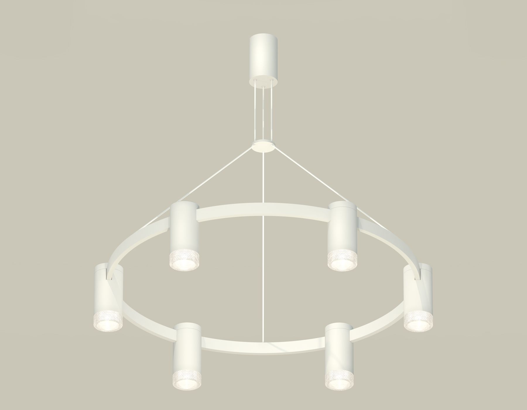 Подвесная люстра Ambrella light с композитным хрусталем Traditional DIY XB9021200_AMB