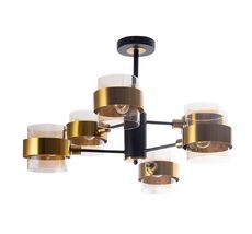 Потолочная люстра на штанге Arte Lamp CARLO A8205SP-6BK