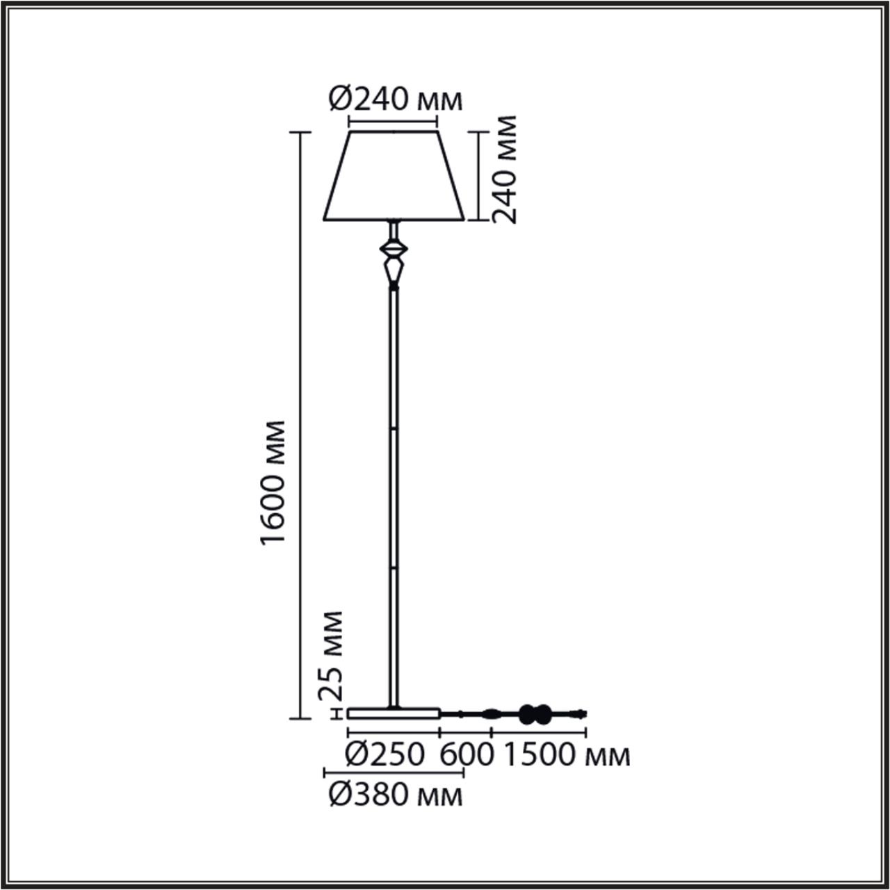 Торшер LUMION VERMONT 8274/1F