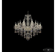 Хрустальная люстра Bohemia Ivele 1415/12+6/300 G K801_BI