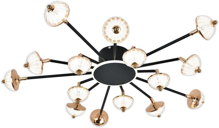 Потолочная люстра (+ночной режим) светодиодная Escada 630/A LED BL_ESC