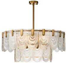 Люстра потолочная на штанге (12022/A/9R Brass) Indigo V000024