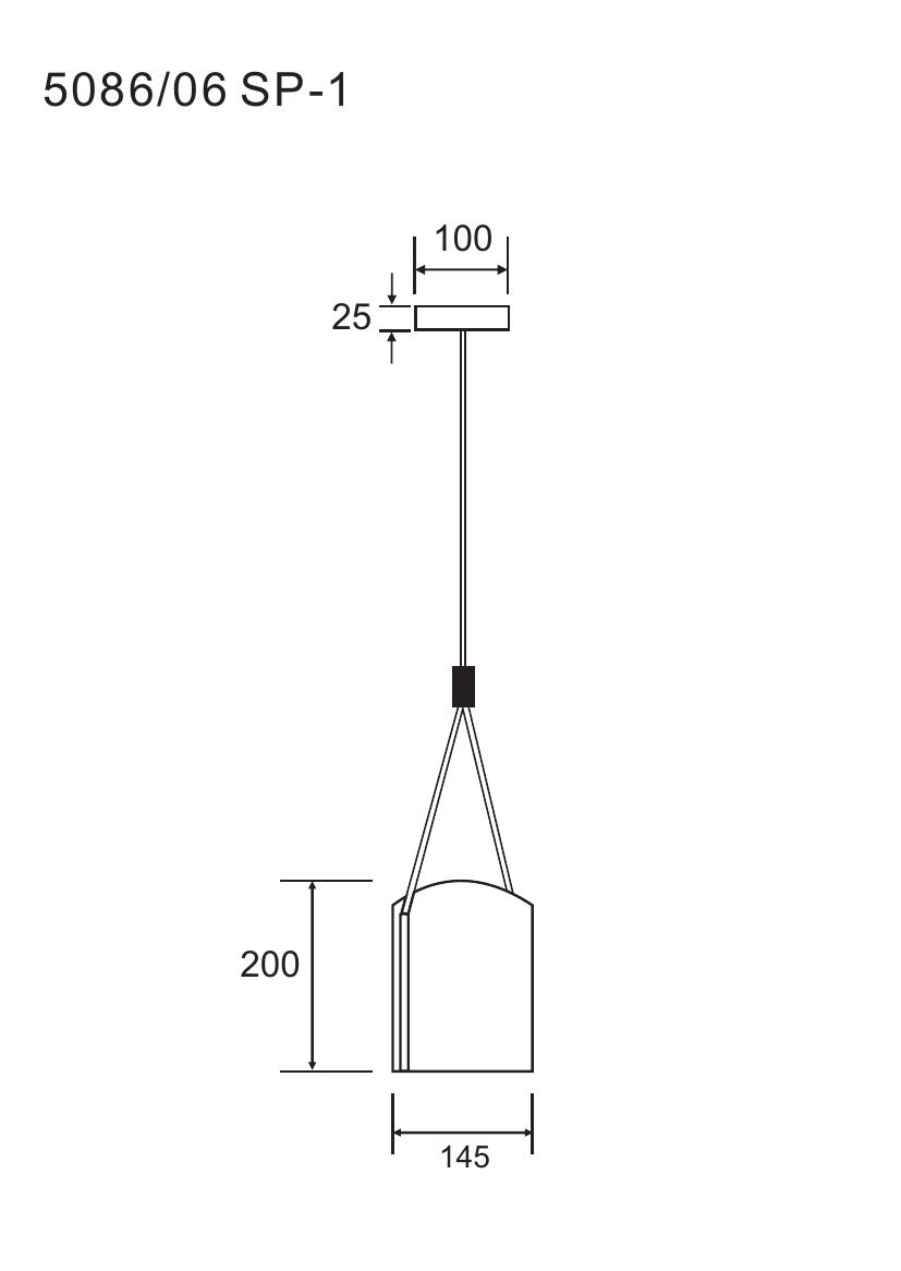 Подвесной светильник Divinare MIRACOLO 5086/06 SP-1_DI