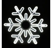 Световая фигура Снежинка светодиодная из гибкого неона Sneha A-964 WT_SN