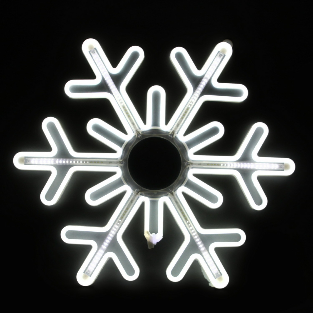 Световая фигура Снежинка светодиодная из гибкого неона Sneha A-964 WT_SN