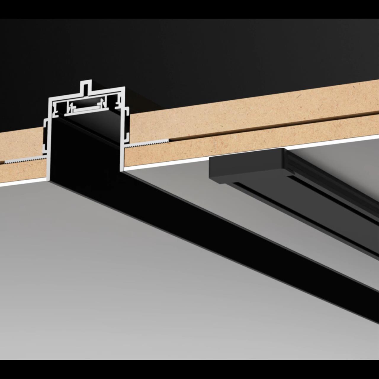 Низковольтный шинопровод для встраиваемого монтажа в ГКЛ, длина 2м NOVOTECH SMAL 135199